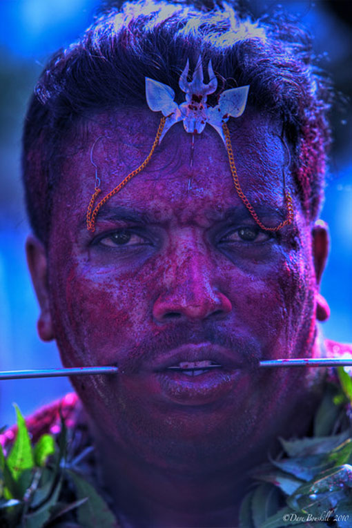 man at festival