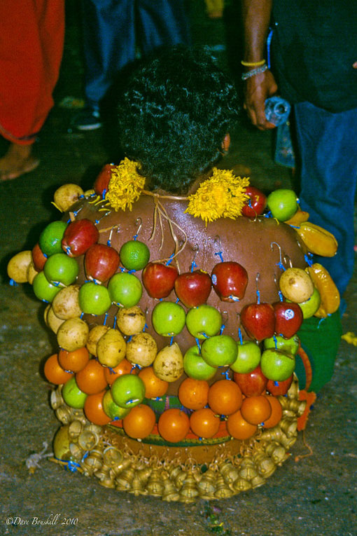 fruit at thaipusam