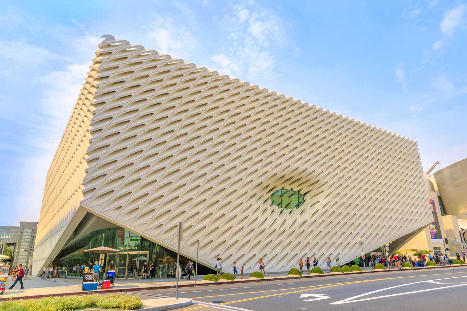 The Broad Museum in Downtown LA
