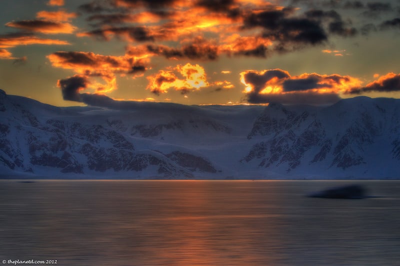 things to do in Antartica sunset