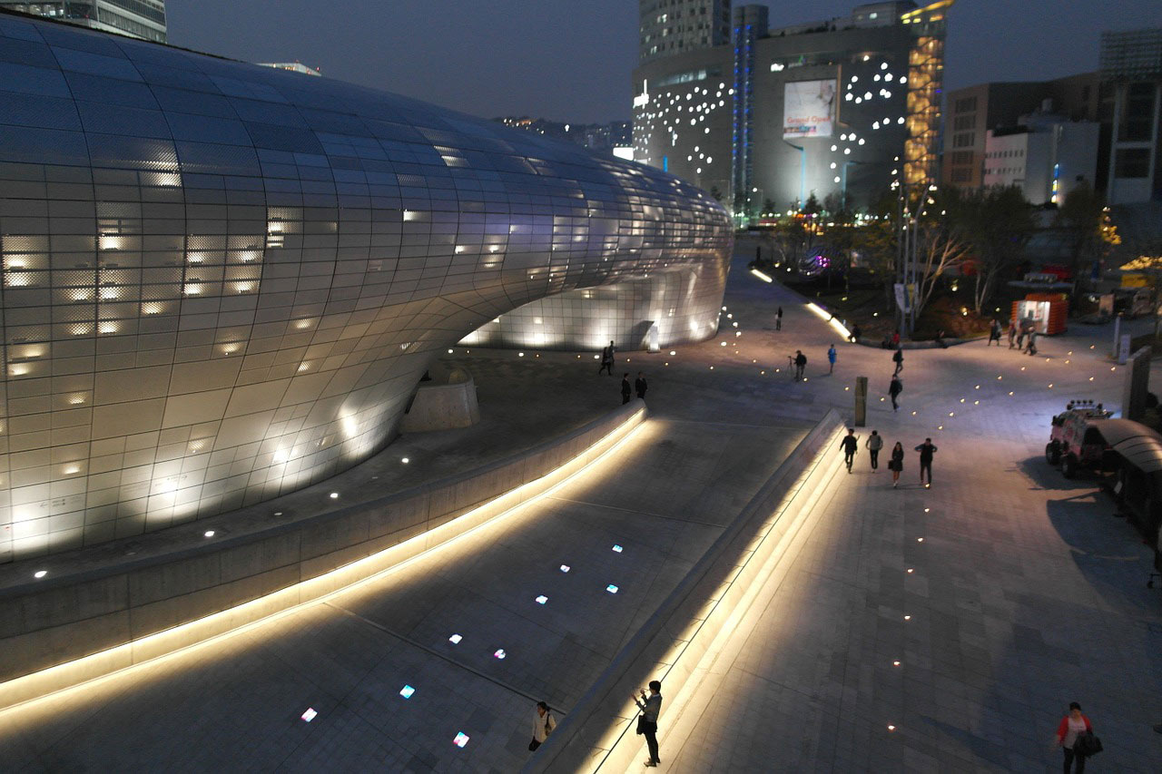 Dongdaemun Design Plaza in Seoul South Korea