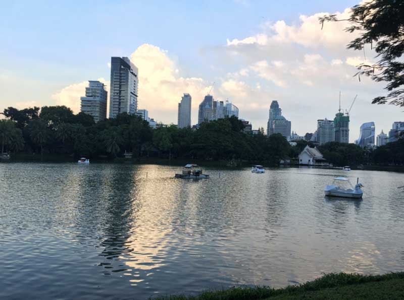 Lumpini Park in the heart of Bangkok