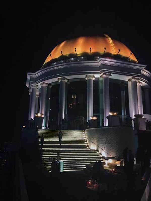 things to do in bangkok at night golden dome lebua tower