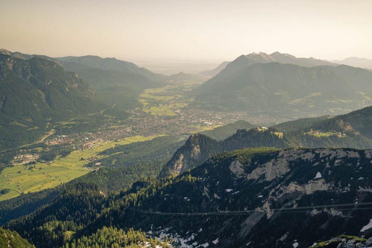 View from the Aplspix Garmisch Bavaria destinations