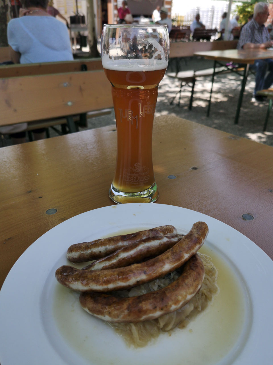 beer and bratwurst in germany
