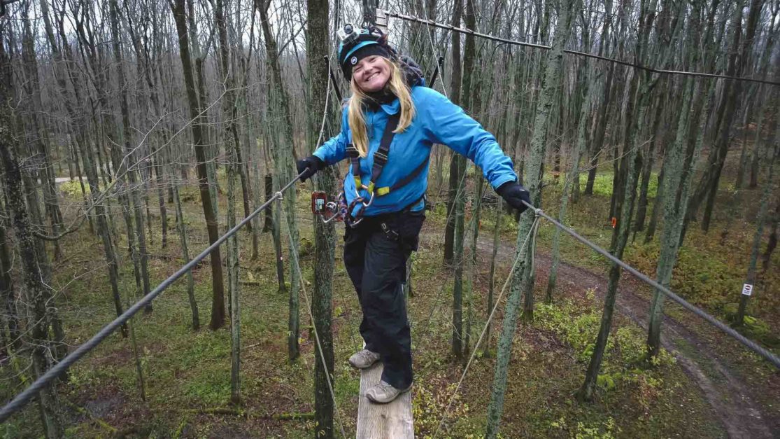 high ropes at blue mountain