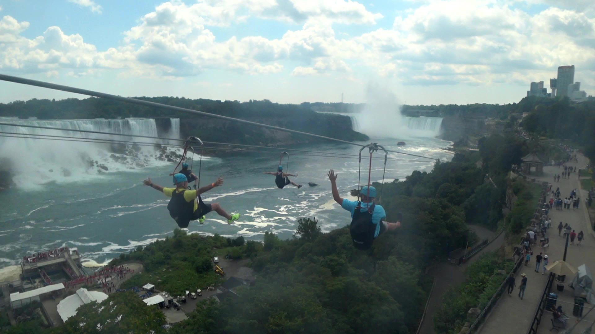 things to do in canada zipline over niagara falls