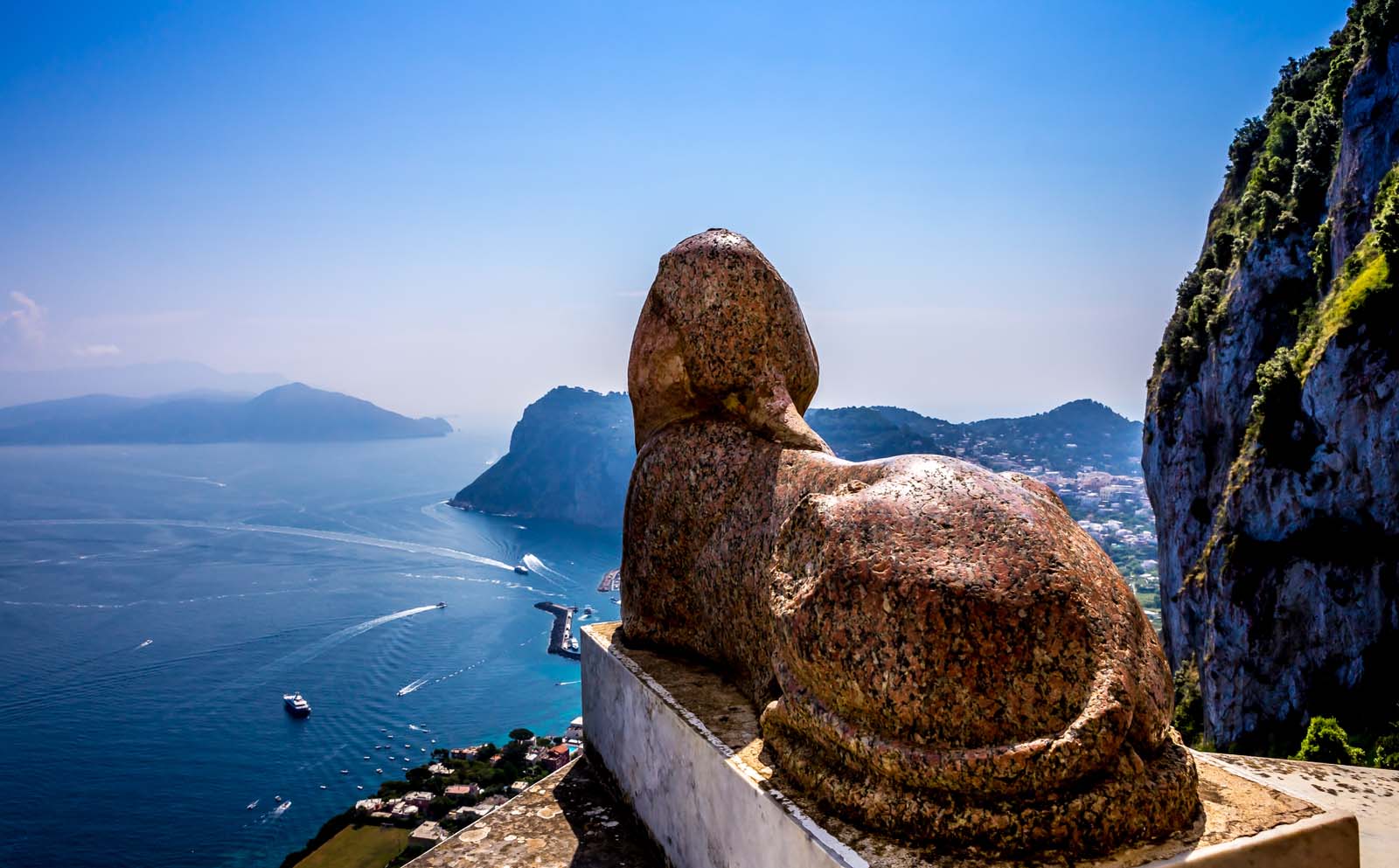 must see places in capri sphinx at villa san michelle