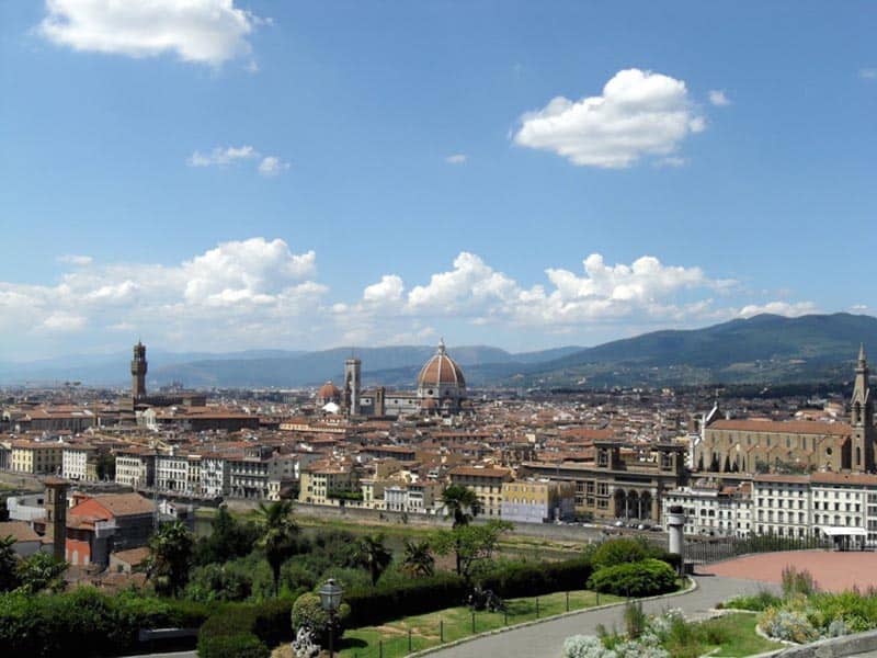 The view from Santa Maria in Florence