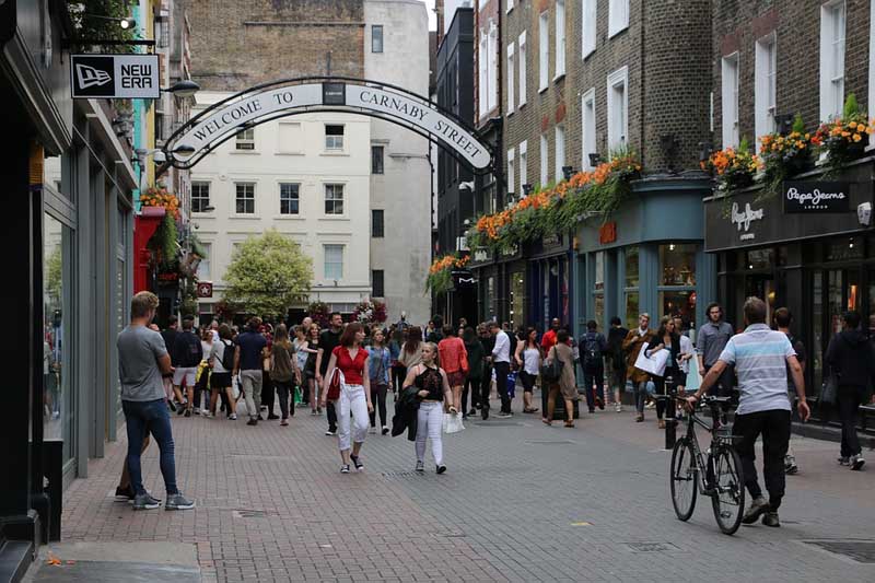 where to go in london carnaby street