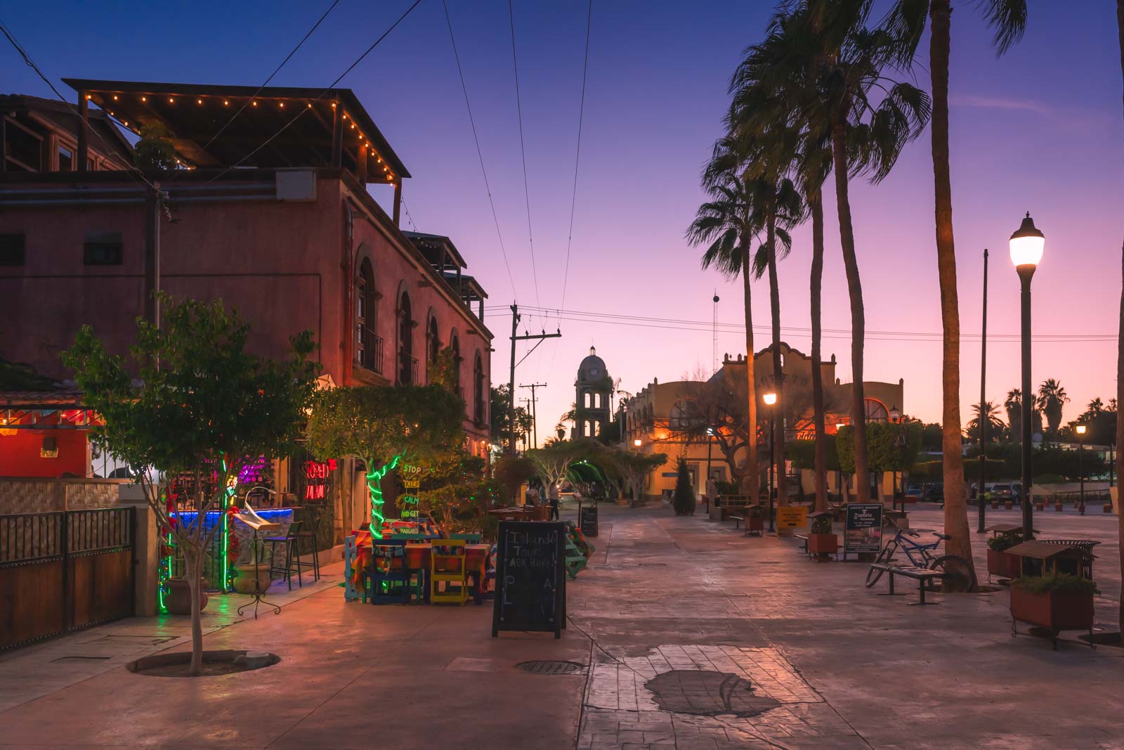 Strolling the streets of Loreto Mexico in Baja California sur