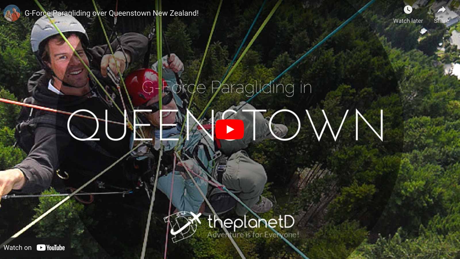 things to do in queenstown video paragliding