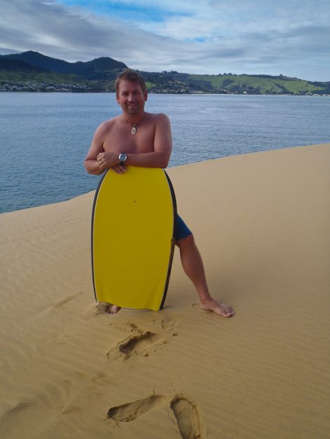 adventures in new zealand sandboarding