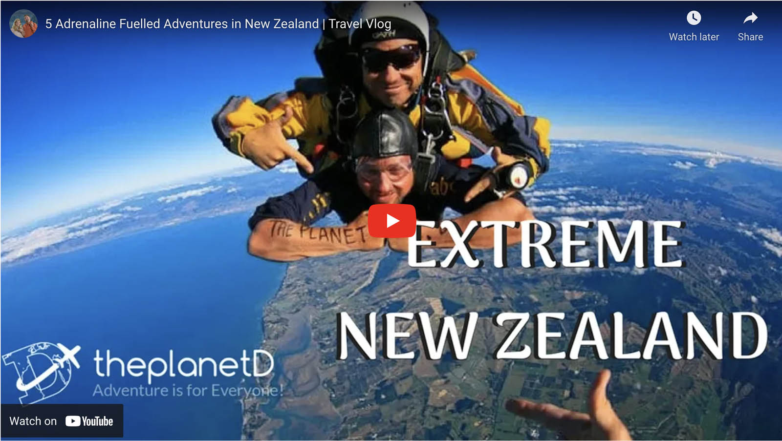 what to do in new zealand skydiving
