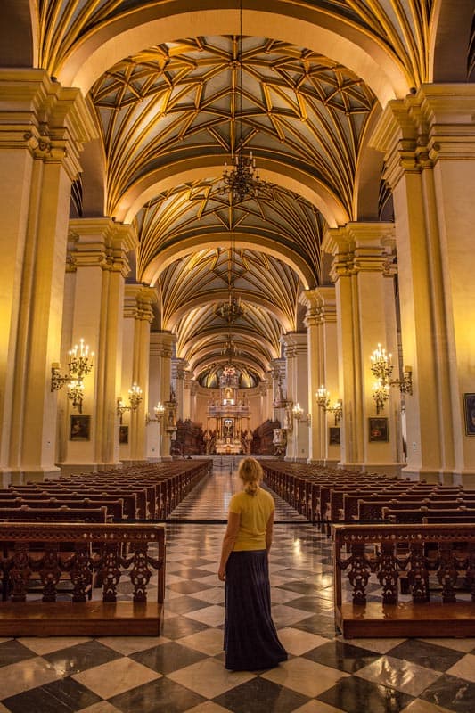 visit the lima cathedral