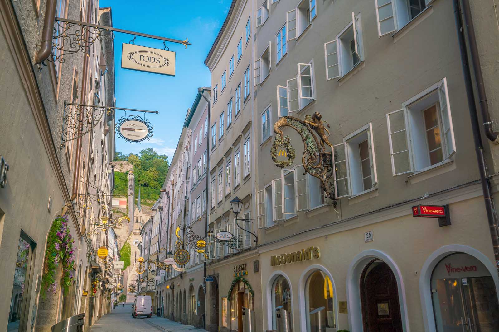 best things to do in salzburg old town