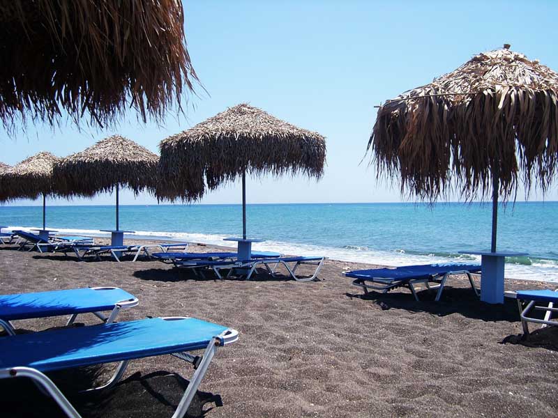 santorini beaches open air cinema