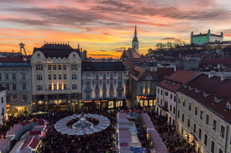 square in slovakia