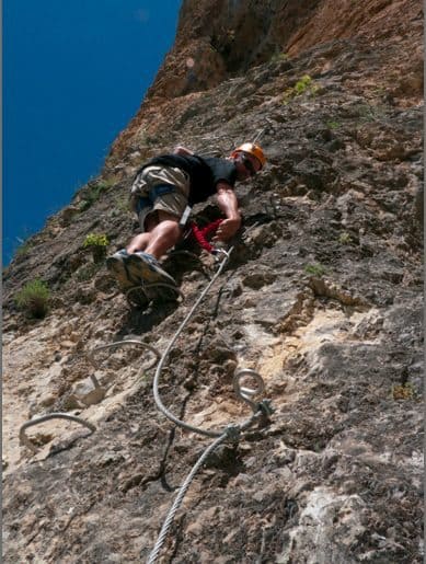 rock climbing