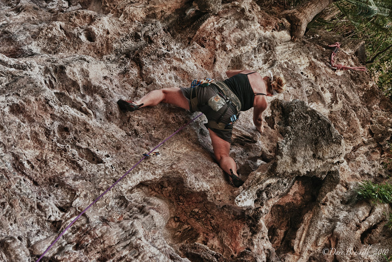 rock climbing
