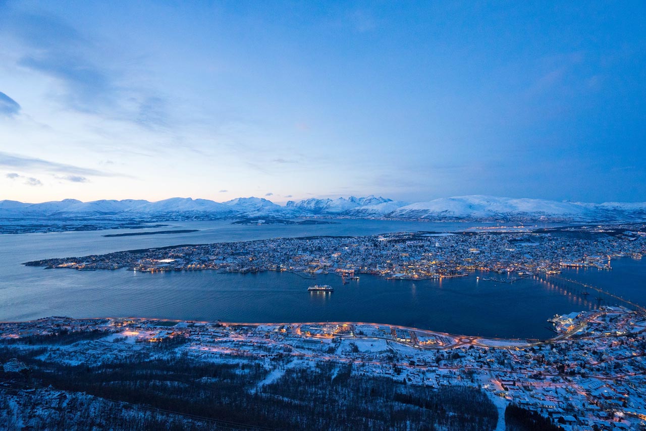 tromso norway city view