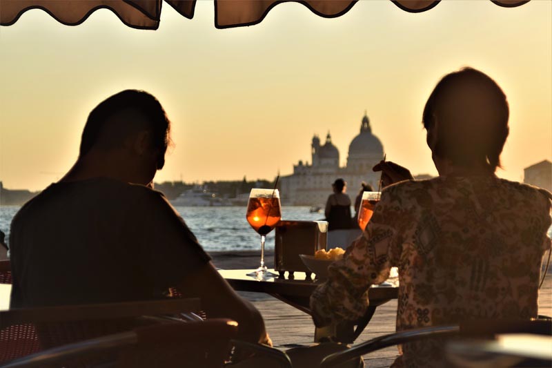 venice itinerary | dinner on grand canal