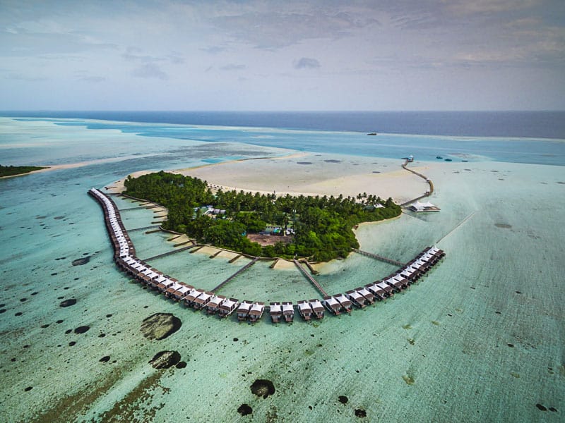 Parasailing in the Maldives