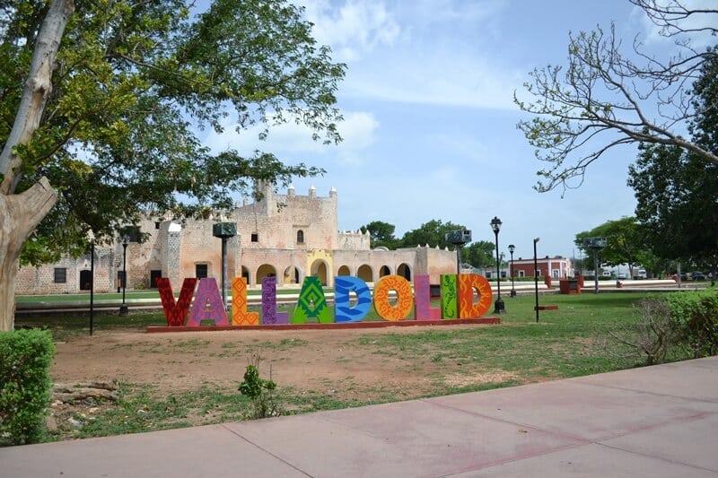 things to do on the Yucatan Peninsula Mexico Valladolid sign