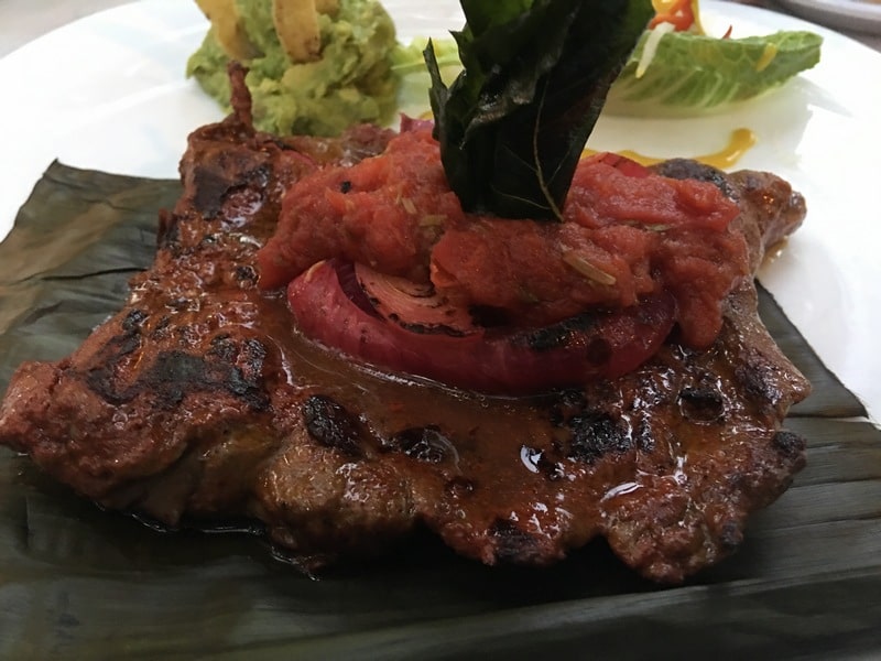 things to do on the Yucatan Peninsula Mexico steak dinner