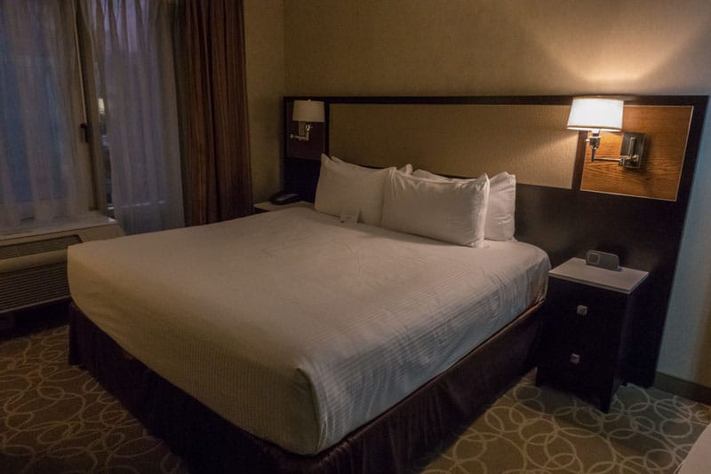 times square hotels bed