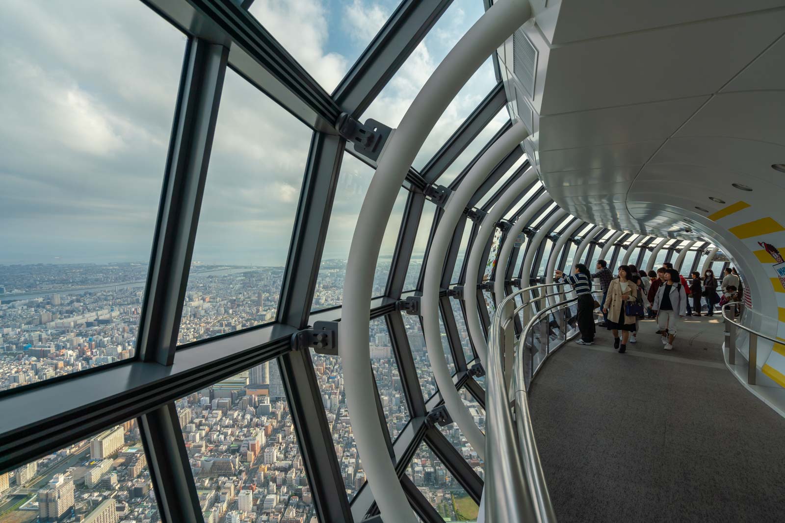 visiting Tokyo Skytree in Japan