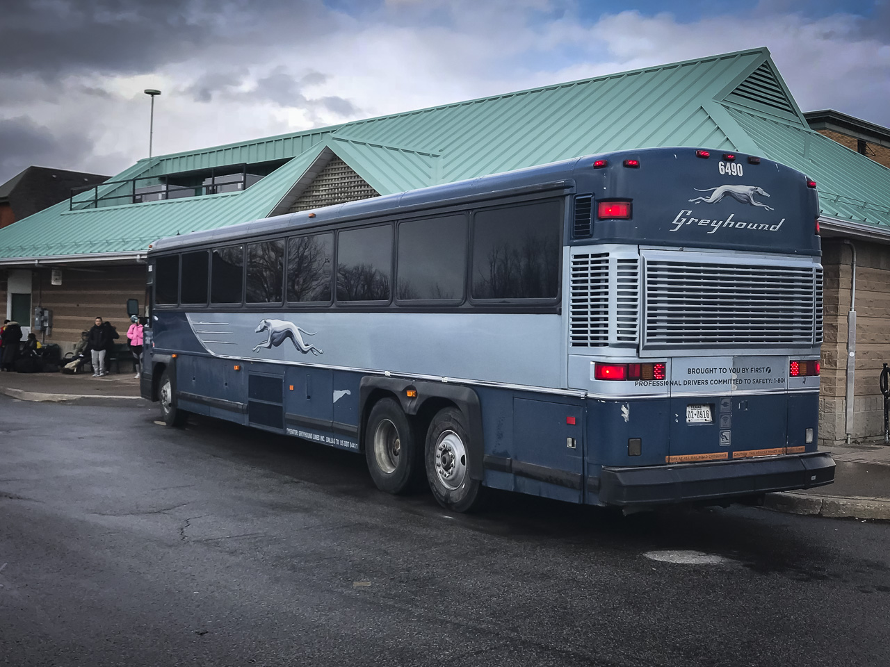The Toronto to Niagara Falls bus has seen better days.