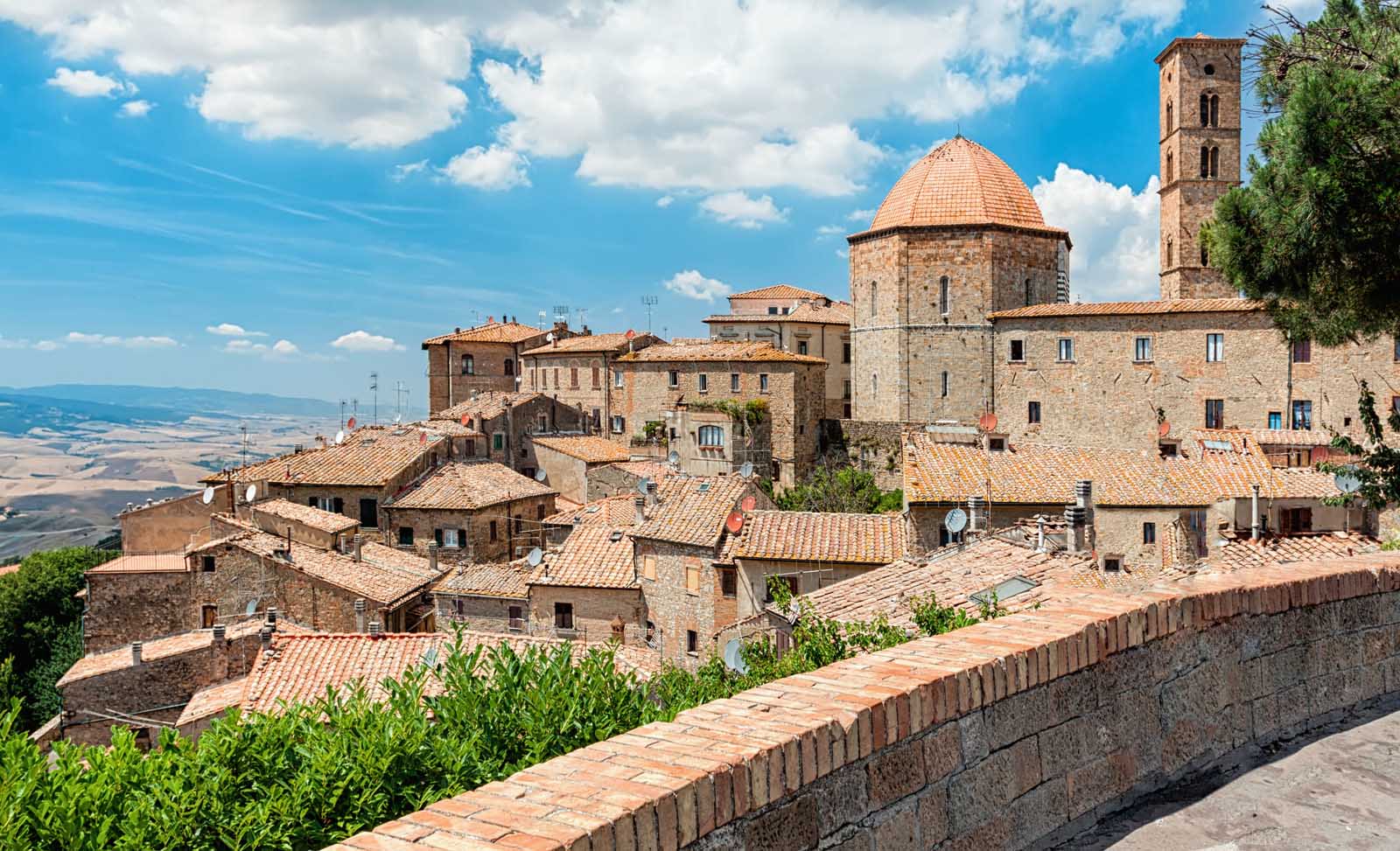 wonderful medieval village of volterra