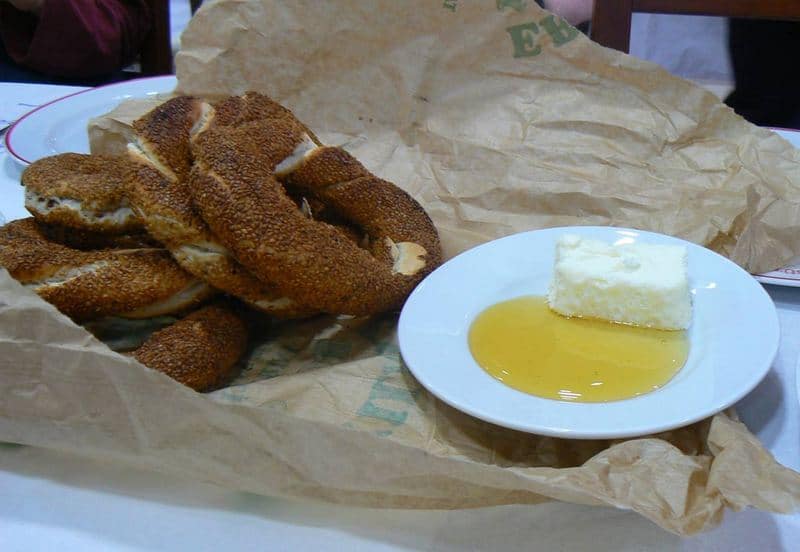 why you should travel for food - simit in Turkey