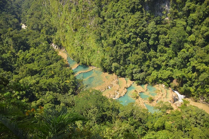 reasons to visit Guatemala | waterfalls and rivers