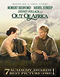 travel movies out of africa