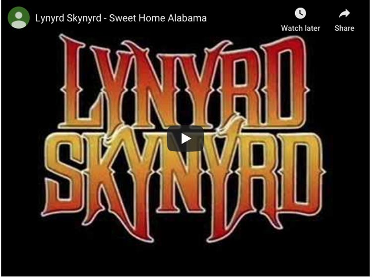 best songs about travel | sweet home alabama