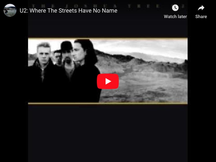 songs about traveling | Streets have no name