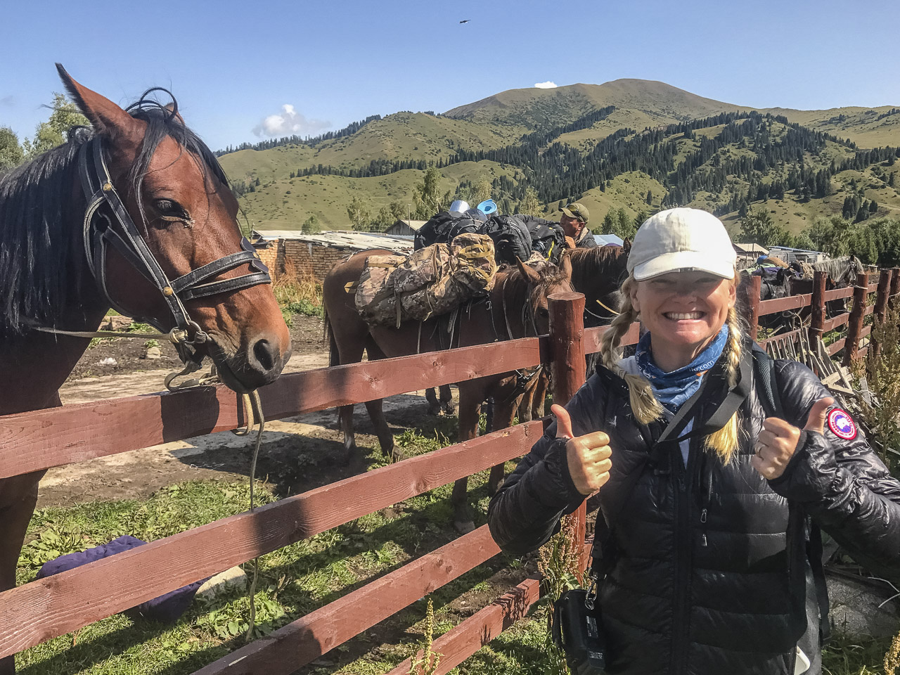 Starting out our Kyrgyzstan trek in Jyrgalan