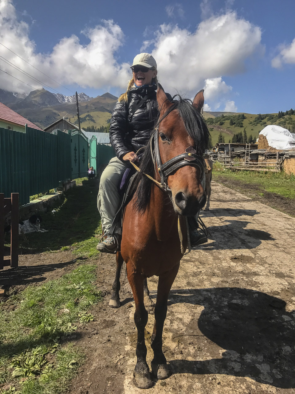 Kyrgyzstan trekking horses
