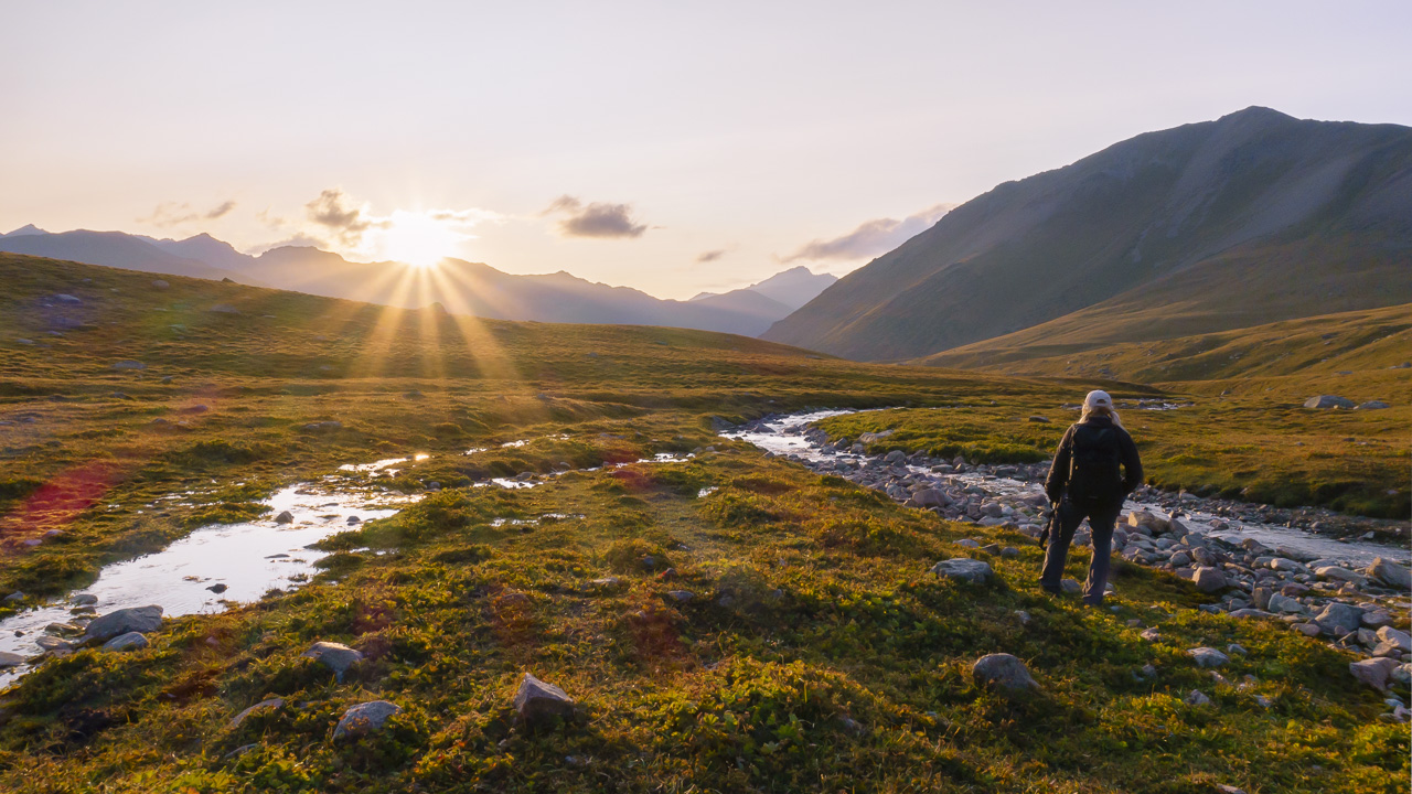 Ready to tackle our last day trekking in Kyrgyzsta