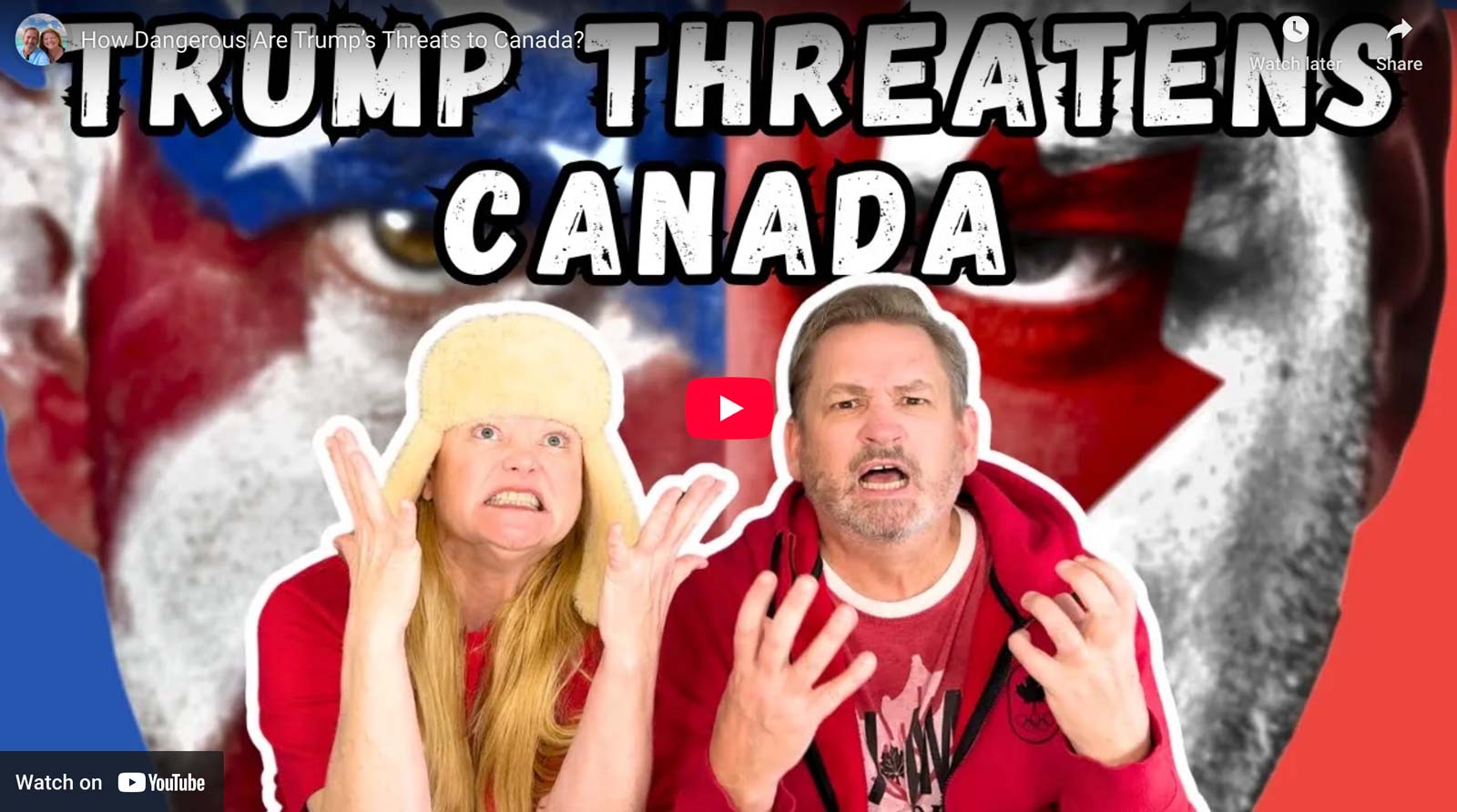 trump threatens canada