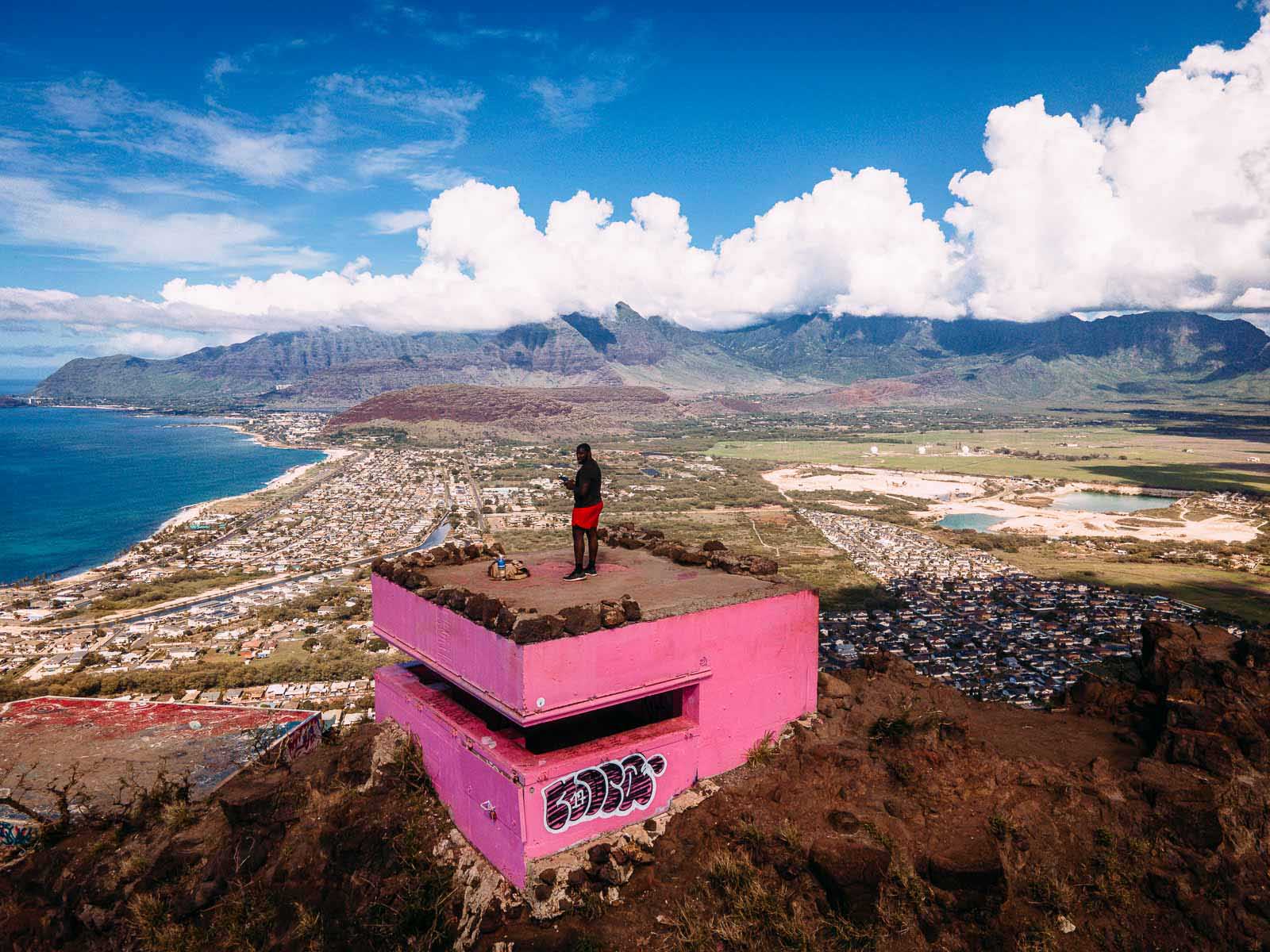 pink pillbox trail places to visit in oahu