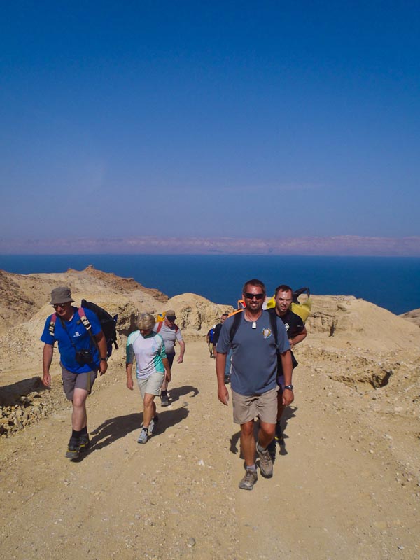 wadi mujib hike from the dead sea
