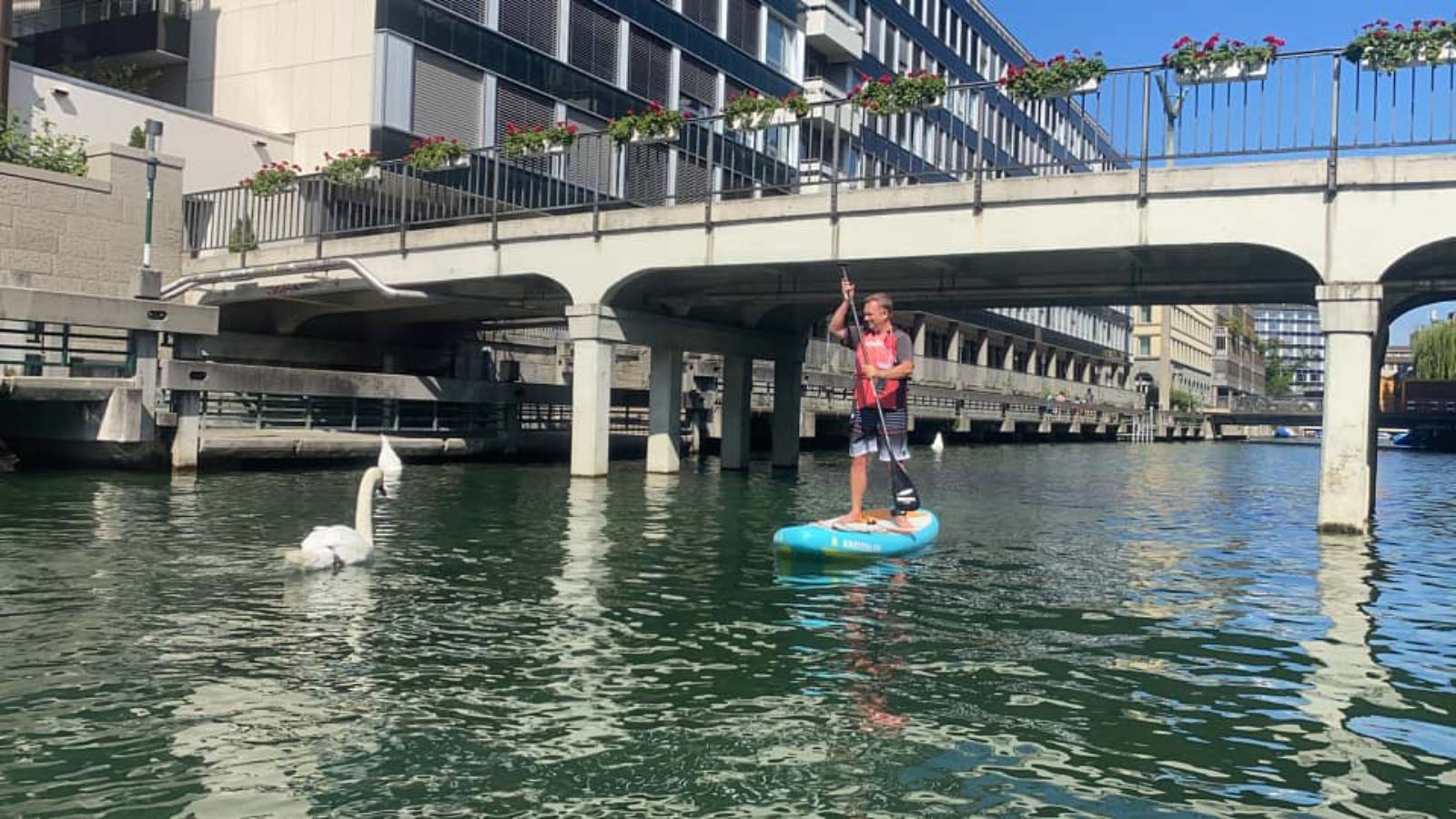 things to do in zurich paddle board the canal