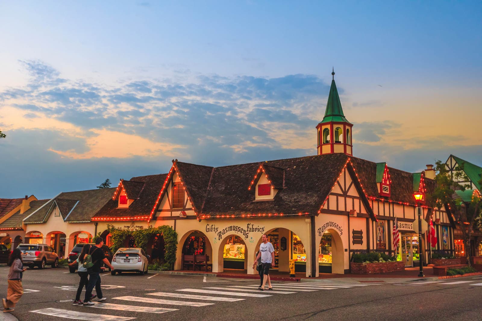 21 Best Places to Visit in December in the USA (2025 Edition) Solvang, California, decorated for the town's Julefest celebration.