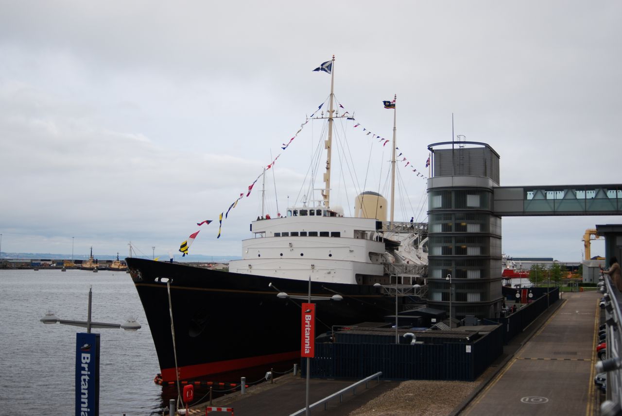 Royal Yacht Britannia now acts as a floating museum