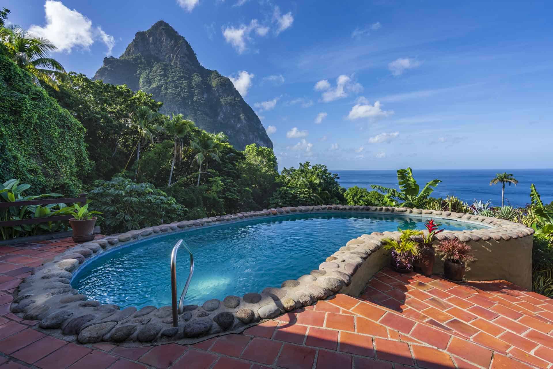 facts about st lucia nature pitons