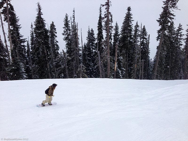 snowboarding olympic run whistler