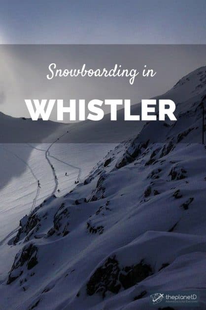 whistler snowboarding adventure